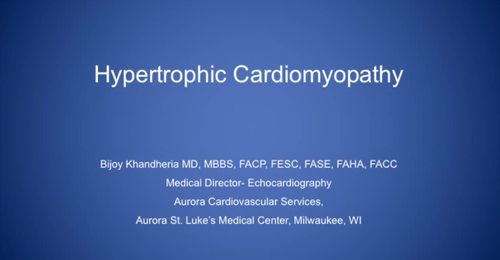 CVUS Tech Expo: Hypertrophic Cardiomyopathy with Dr. Bijoy ...