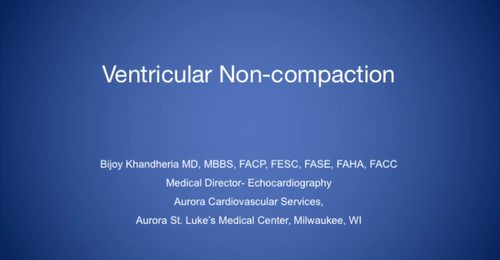 CVUS Tech Expo: Ventricular Non-Compaction with Dr. Bijoy ...