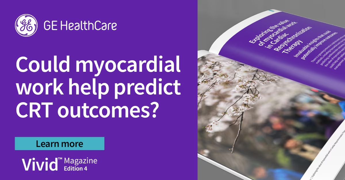 Could myocardial work help predict CRT outcomes?